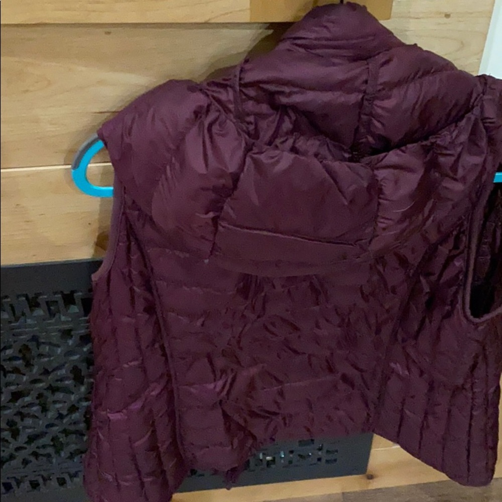 Hooded down vest